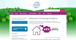Desktop Screenshot of connectingshropshire.co.uk